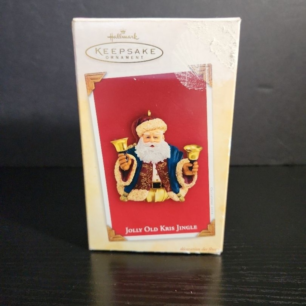 Hallmark Keepsake‎ Jolly Old Kris Jingle Ornament 2004 Santa  Bell Holiday